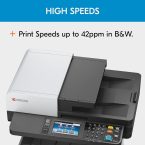 Kyocera ECOSYS M2640idw All-in-One Monochrome Laser Printer Print/Copy/Scan/Fax, 42 ppm, Up To Fine 1200 dpi, Gigabit Ethernet Wireless & Wi-Fi Direct, HyPAS capable, 4.3in Touchscreen Panel, 512 MB - Image 6
