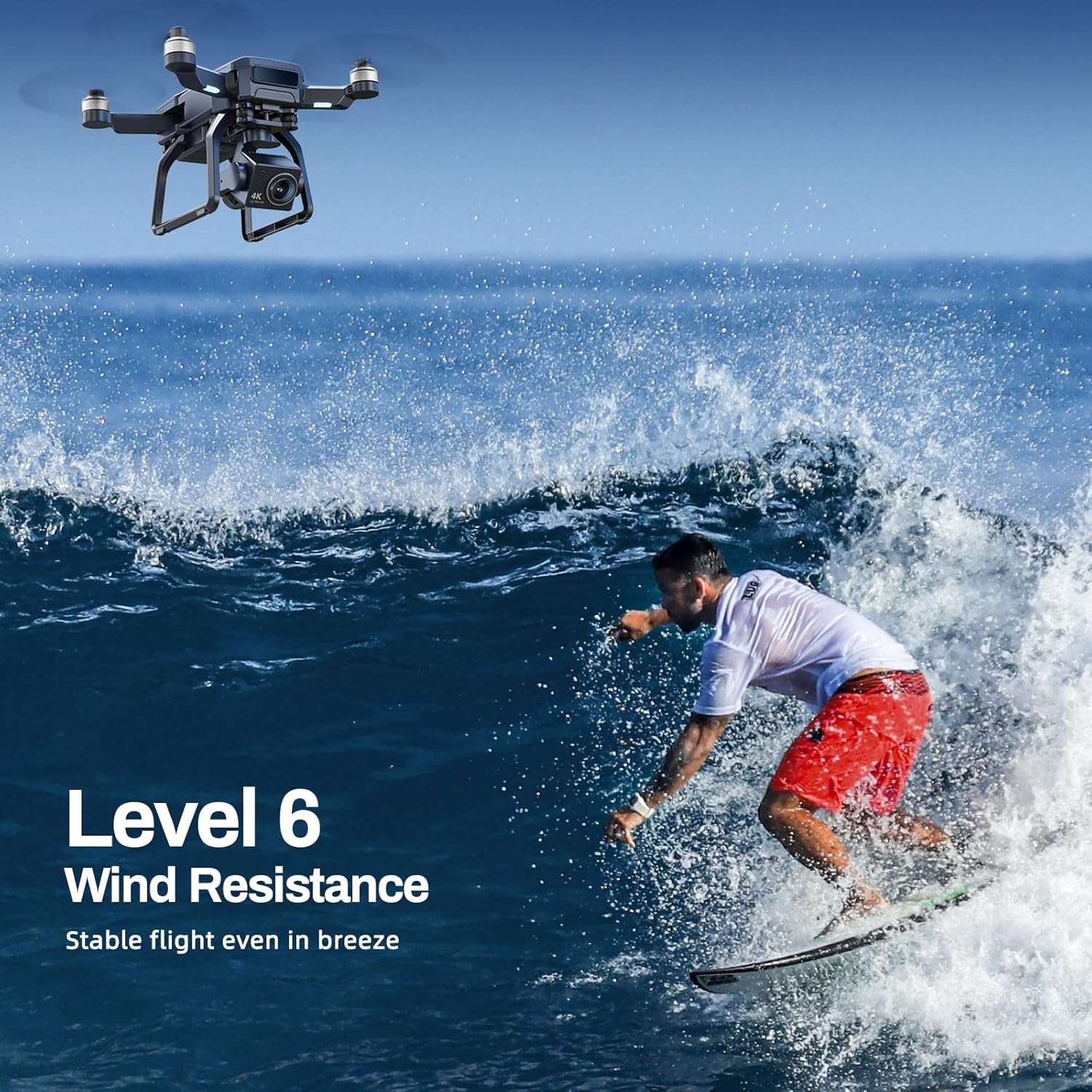 Bwine F7GB2 Drone with 4K Camera for Adults, 3-Axis Gimbal, 9800FT Transmission Range, FAA compliance, 50Mins Flight Time with 2 Batteries, GPS Auto Return+Follow Me+Beginner Mode - Image 2